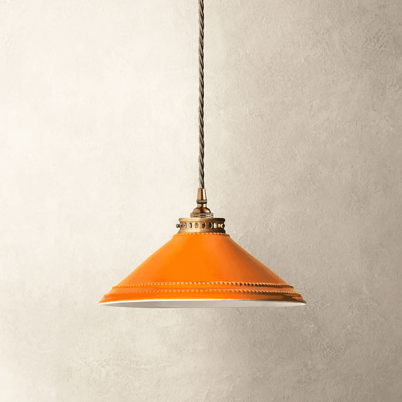 Ted Ceramic Shade with Antiqued Silver Gallery