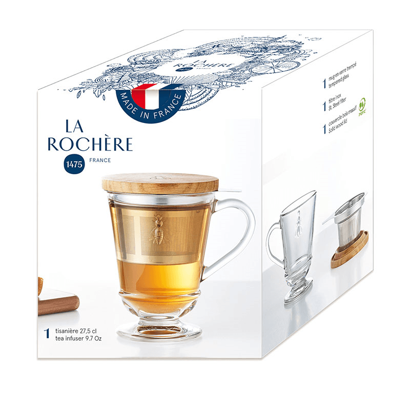 Bee Infuser Mug, Clear