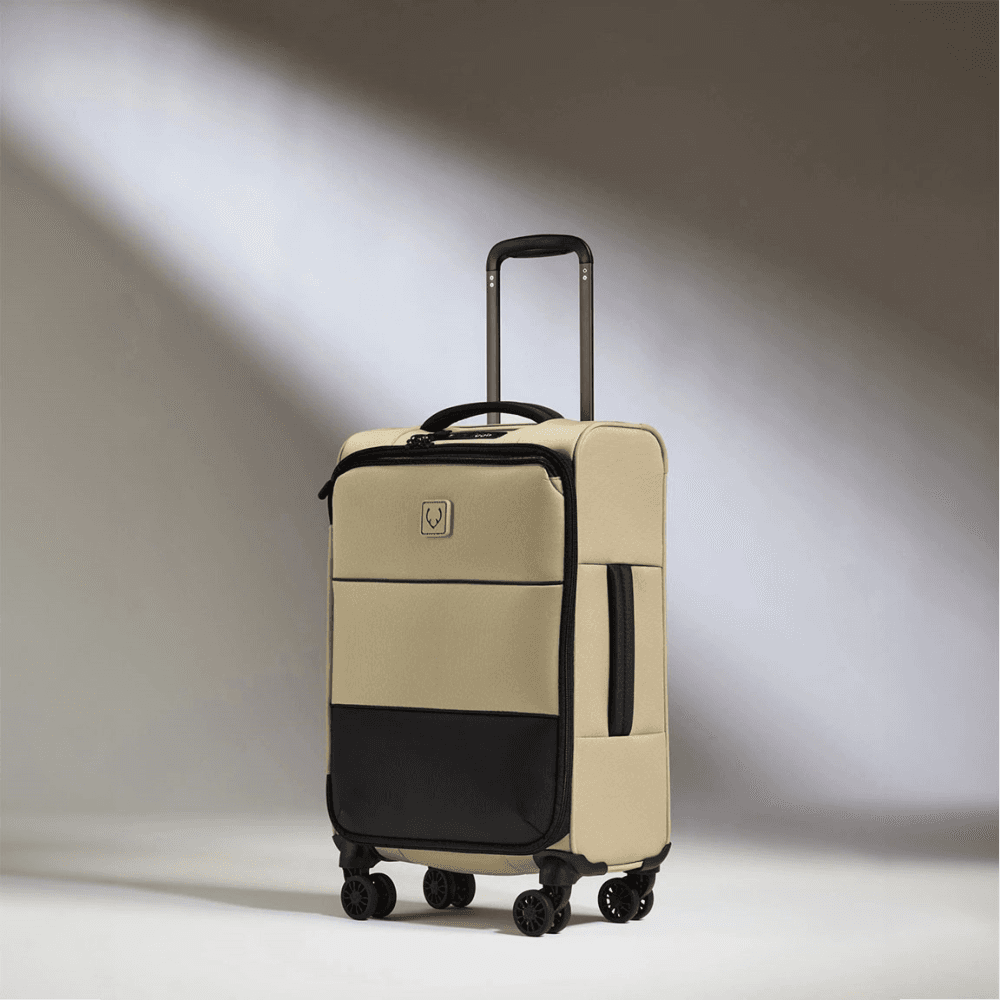 Urban Soft Stripe Cabin Expandable Suitcase