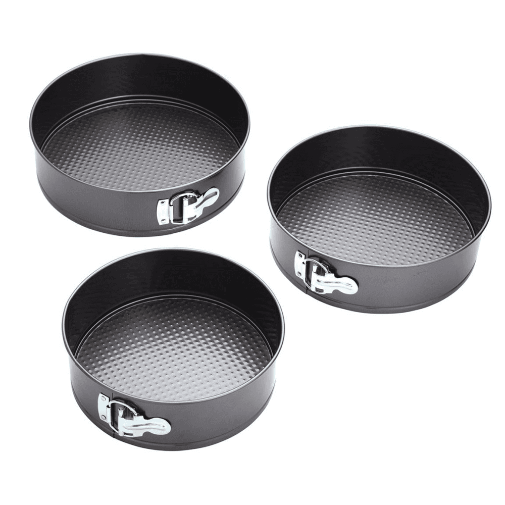 Springform Set of 3 Cake Tins, Non-Stick