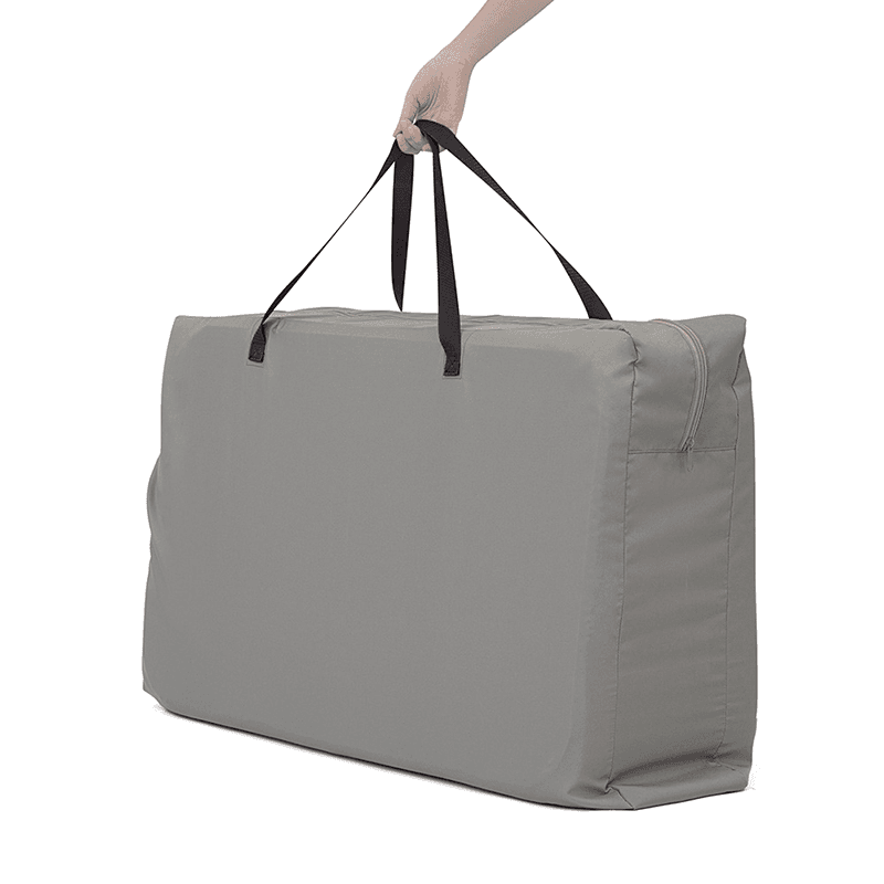 Roomie Glide Bedside Crib With Gliding Function, Foggy Grey