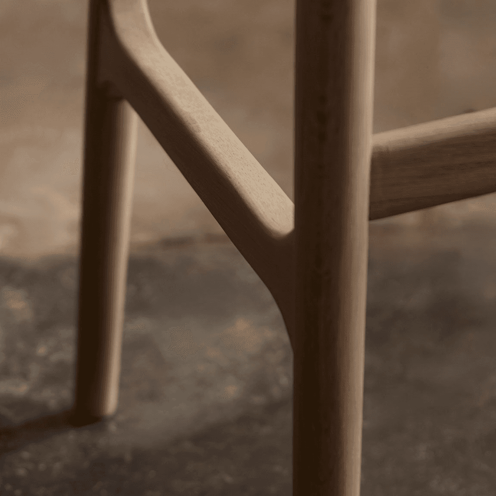Oak Counter Stool, Natural