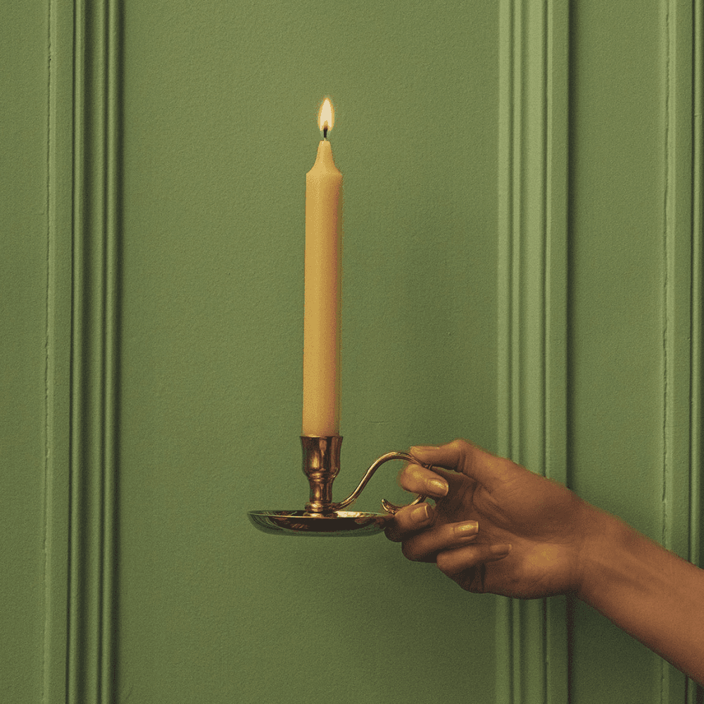 Dutch Candlestick, Gold