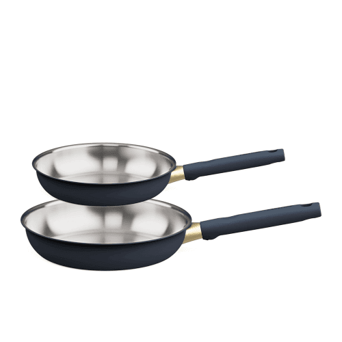 Image showing the Stainless Steel 2pc Non-Stick Frying Pan Set, French Navy product.
