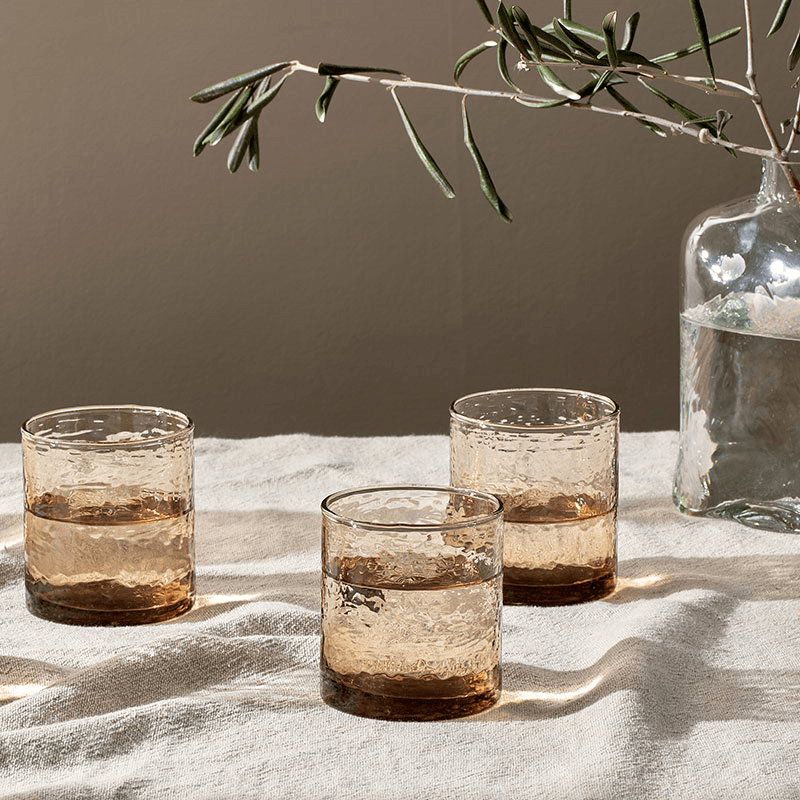 Yala Set of 4 Tumblers, Dusty Terracotta