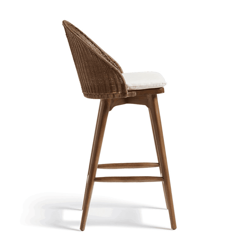 Panela Bar Stool, Chestnut