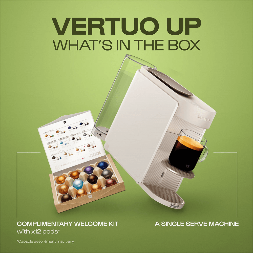 Vertuo Up Pod Coffee Machine, White