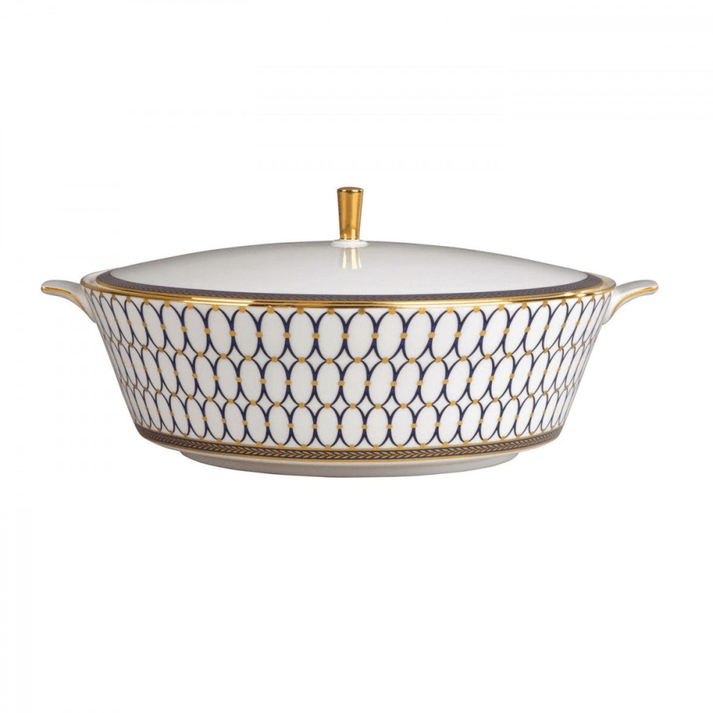 Renaissance Gold Covered Vegetable Dish