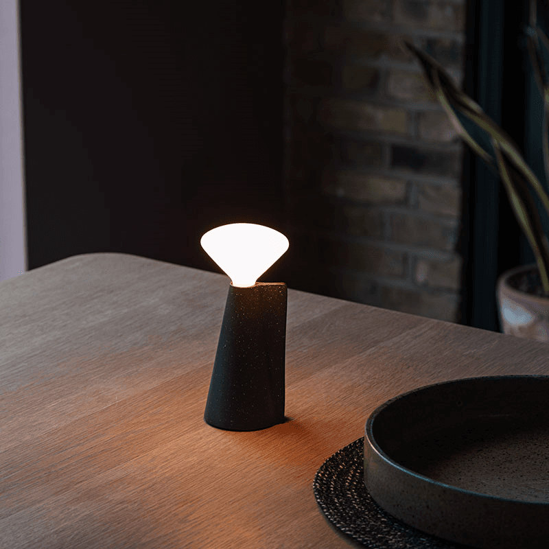 Mantle Portable Lamp with R80 Led Bulb