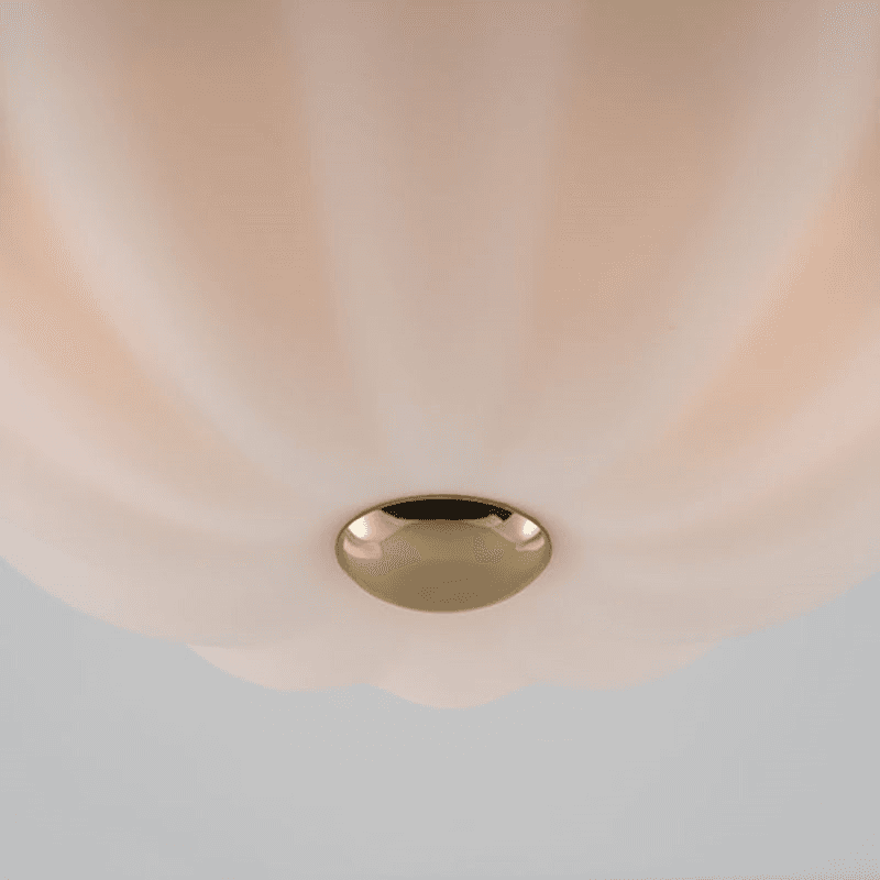 Flower Flush Ceiling Light, Opal