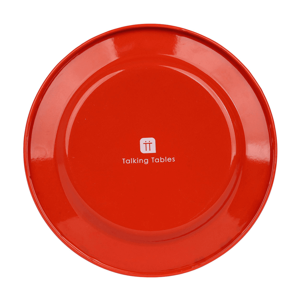 Bon appetit Enamel Plate, Tomato