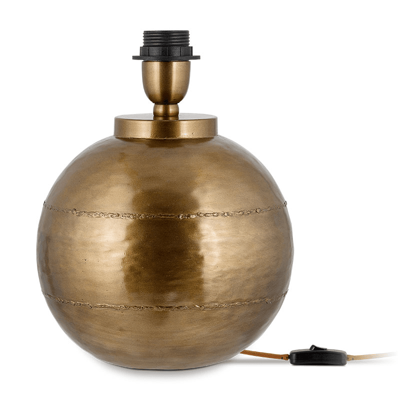 Rasan Table Lamp, Antique Brass