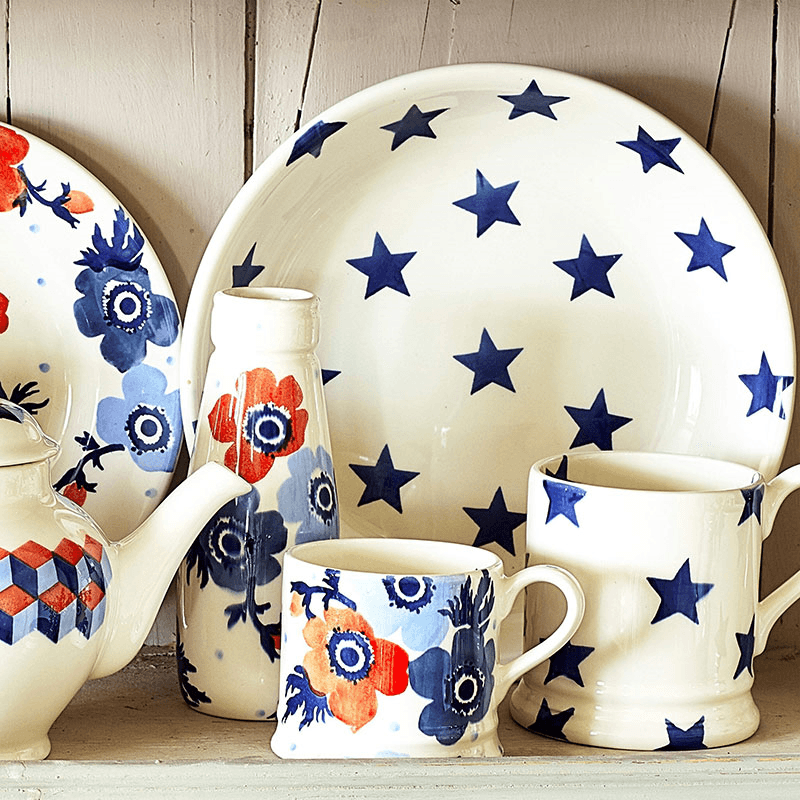 Blue Star Pasta Bowl, Cream