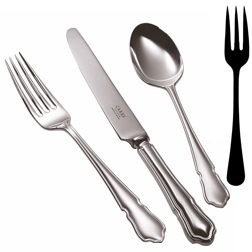Dubarry Serving Fork, Silver Plate