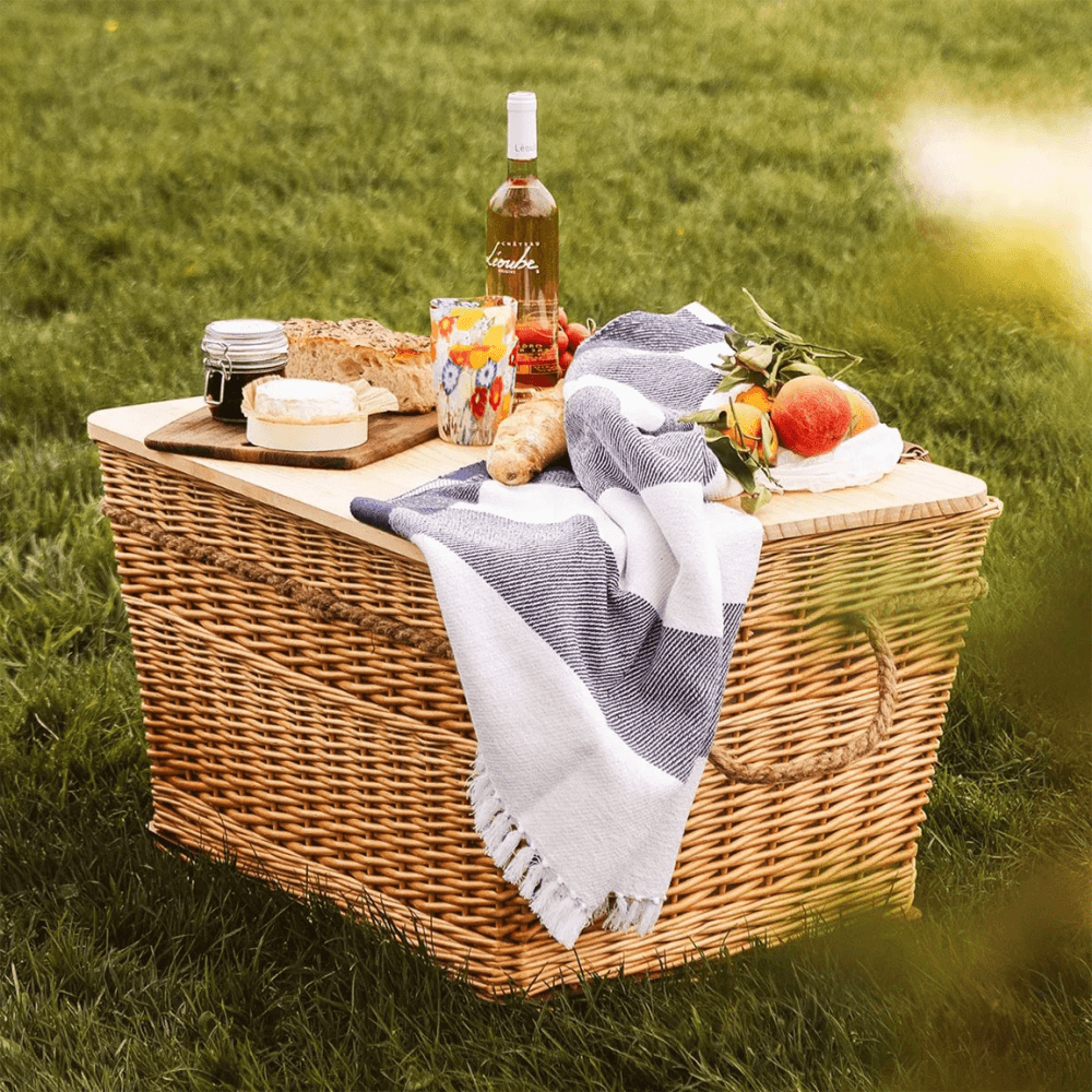 Lea Insulated Picnic Hamper, Natural
