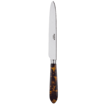 Tortoise Dinner Knife, Brown