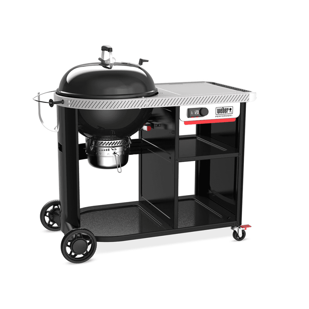 Performer Premium Smart Charcoal Barbecue, Black