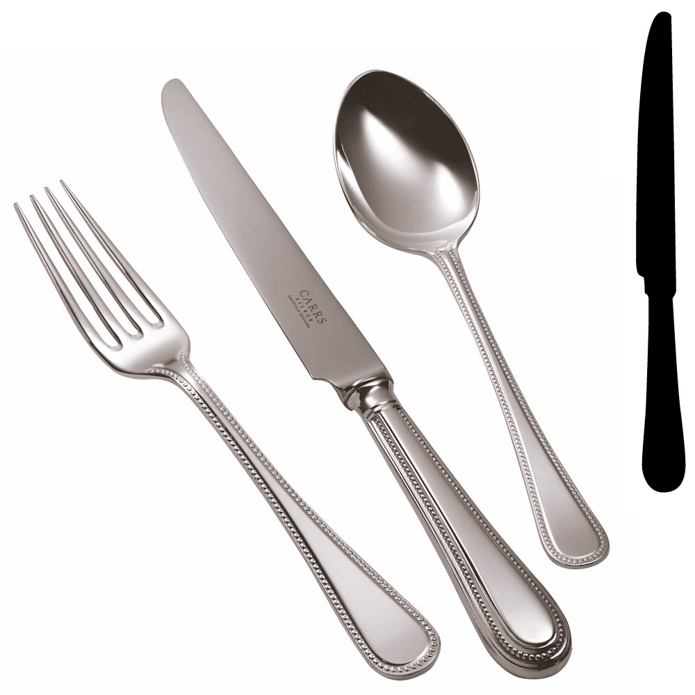 Bead Table Knife, Silver Plate