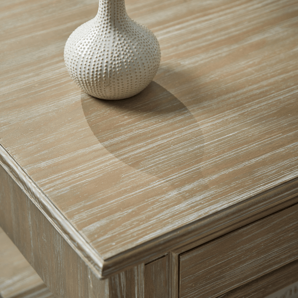 Camille Coffee Table, Limewashed