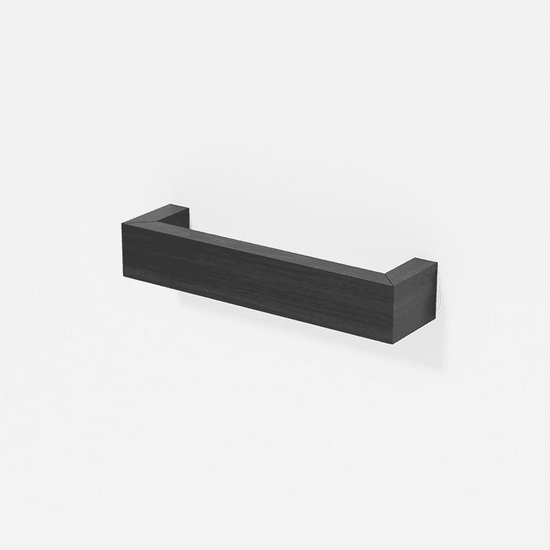 Slimline Hand Towel Rail, Dark Oak