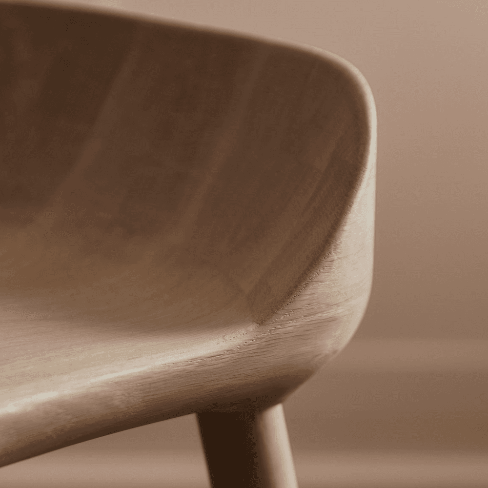 Oak Counter Stool, Natural