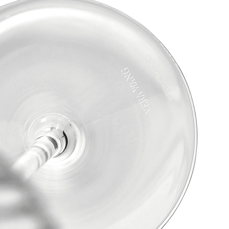 Swirl Set of 2 Champagne Flutes, Clear