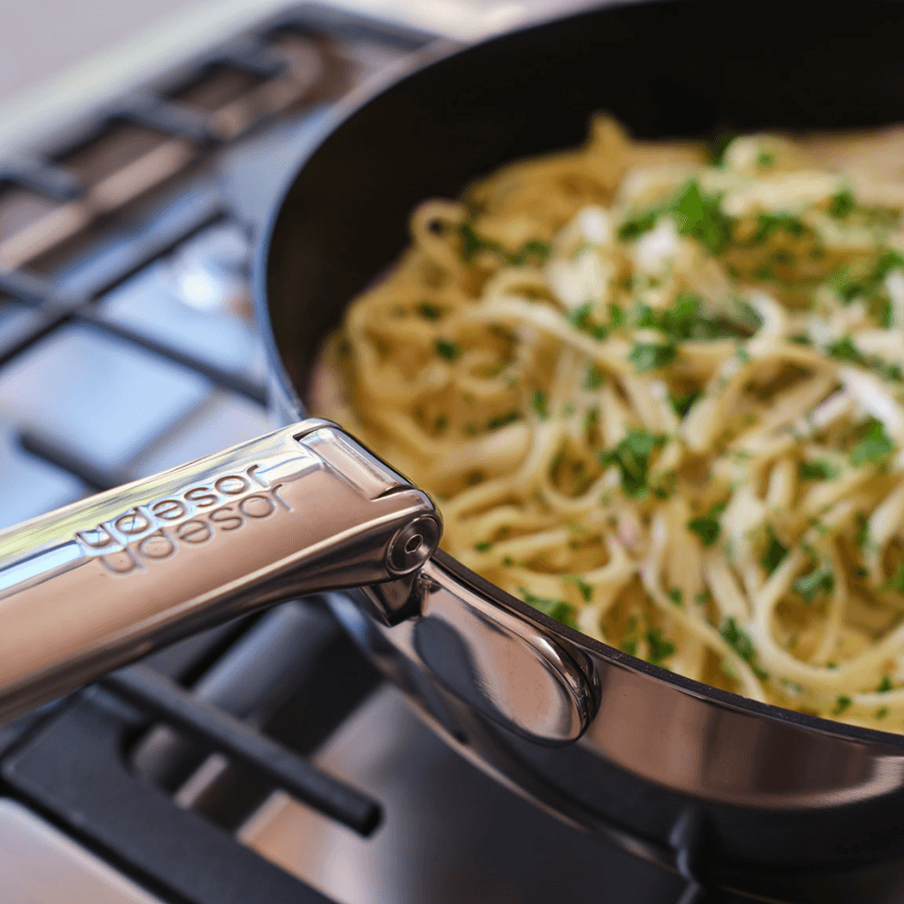 Space 2 Piece Frying Pan Set, Stainless Steel