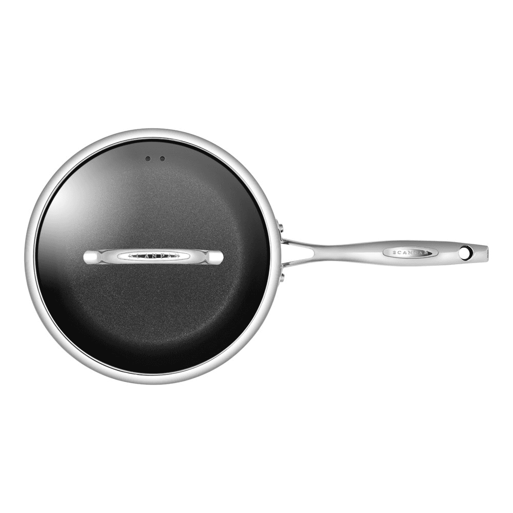 HaptIQ Deep saute pan with lid, Metallic