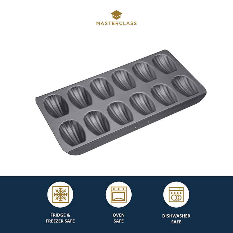 12 hole madeleine pan, Non-Stick Aluminum