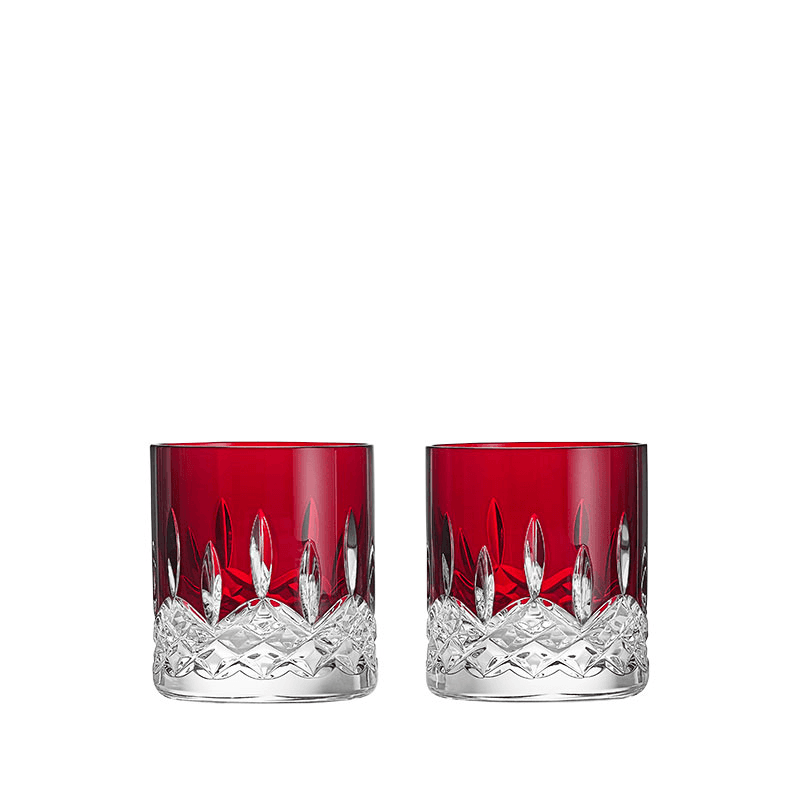 Lismore Set of 2 Tumblers, Red