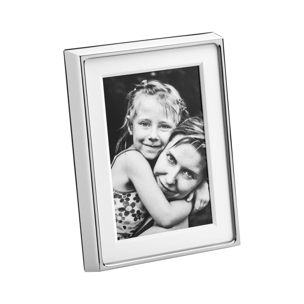 Deco Photograph Frame, Mirror Polished Stainless Steel/Plastic