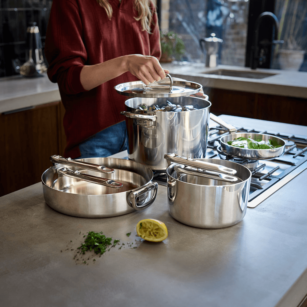 Space 6 Piece Cookware Set, Stainless Steel