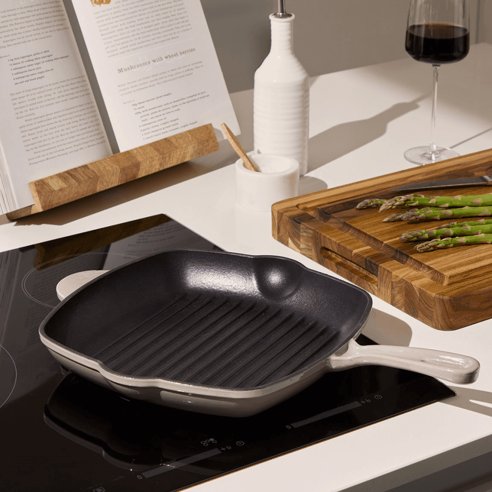 Cast Iron Grill Pan, Cashmere