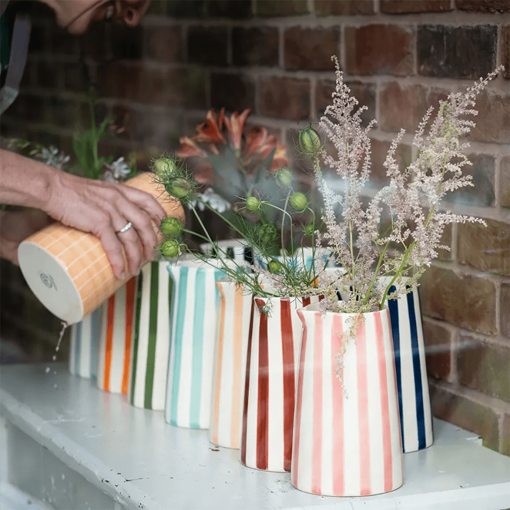 Candy Stripe Pitcher