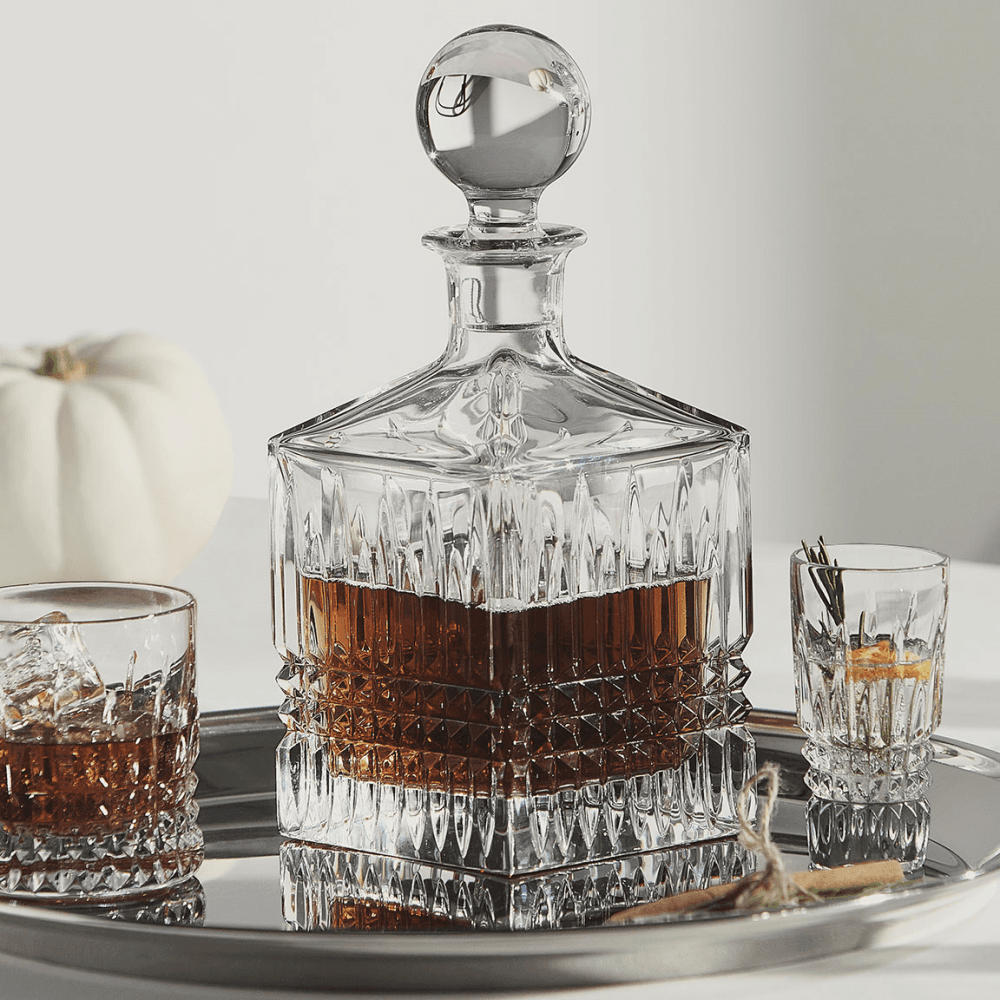 Lismore Diamond Decanter, Clear