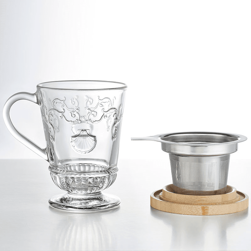 Versailles Infuser Mug, Clear