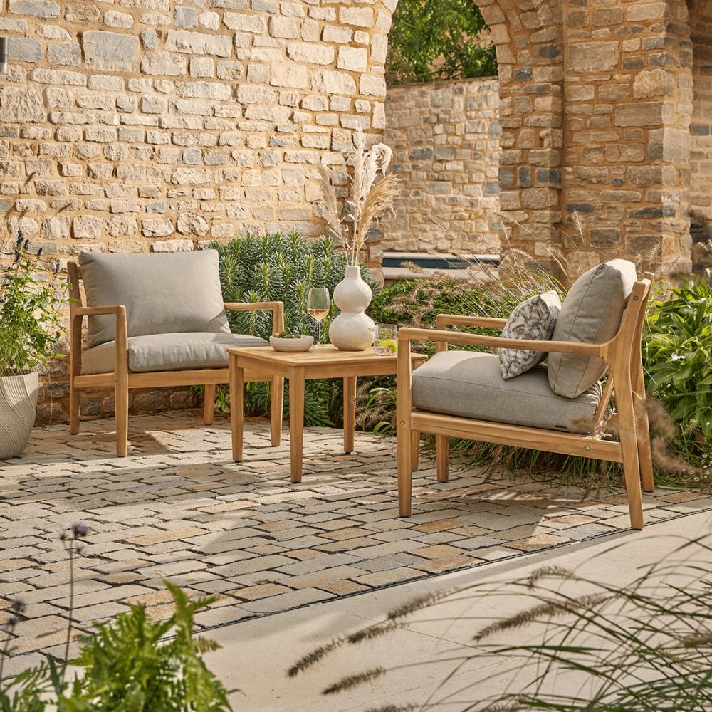 Turin Bistro Set, Natural