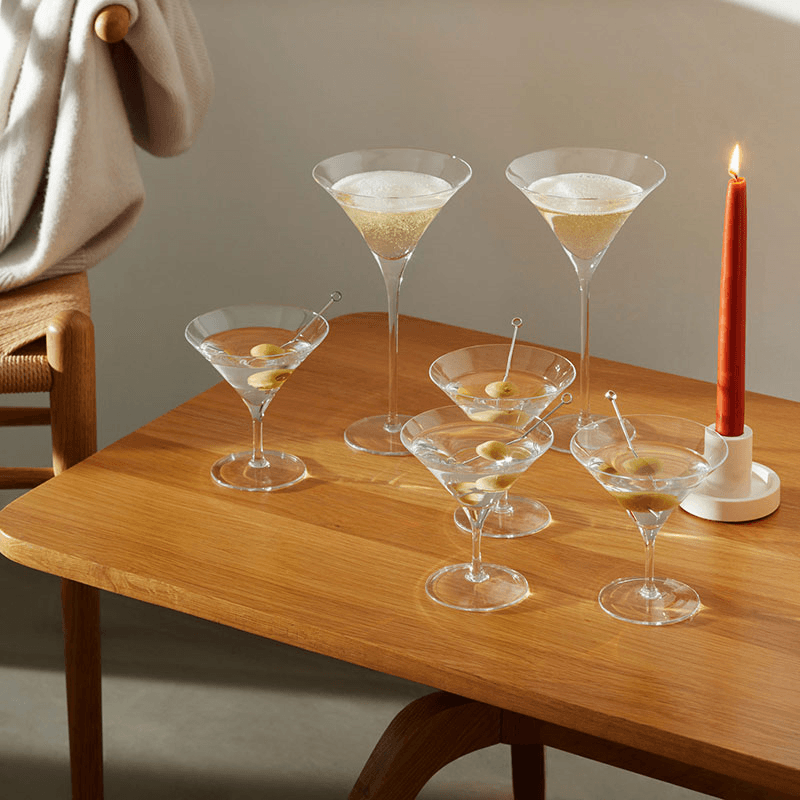 Bar Martini Glasses Set of 2, Clear