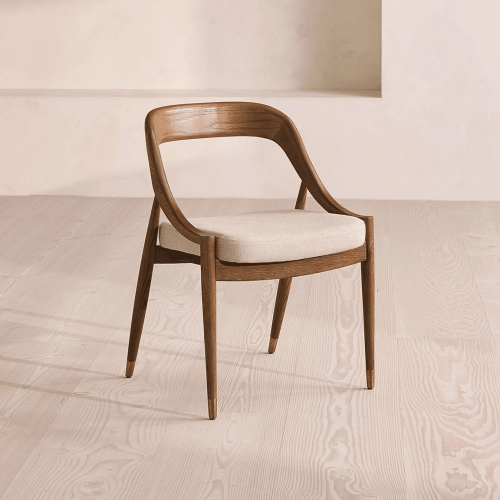 Warren Dining Chair, Slubby Linen