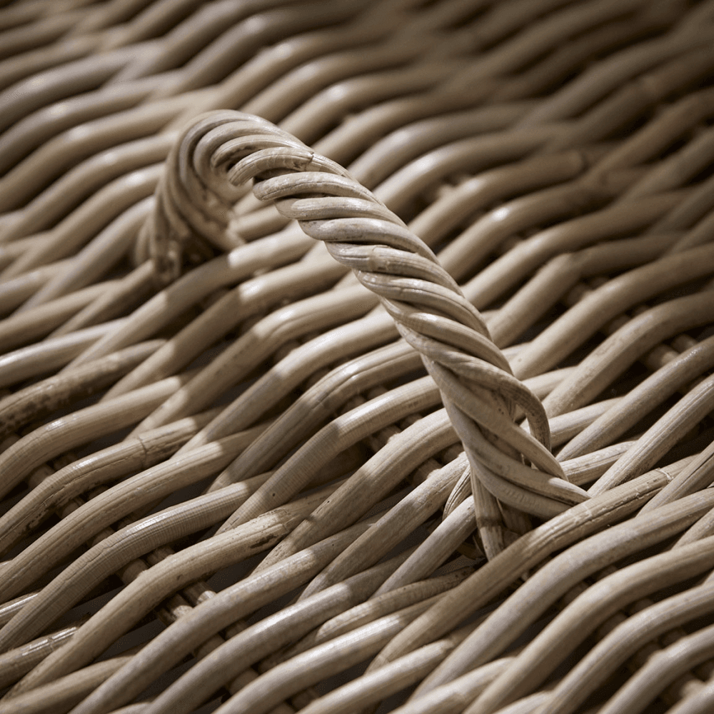 Rattan Laundry Basket, Natural
