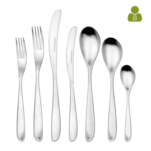 Image showing the 56 Piece Cutlery Set, Olive Satin product.