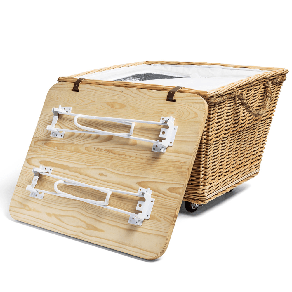 Lea Insulated Picnic Hamper, Natural