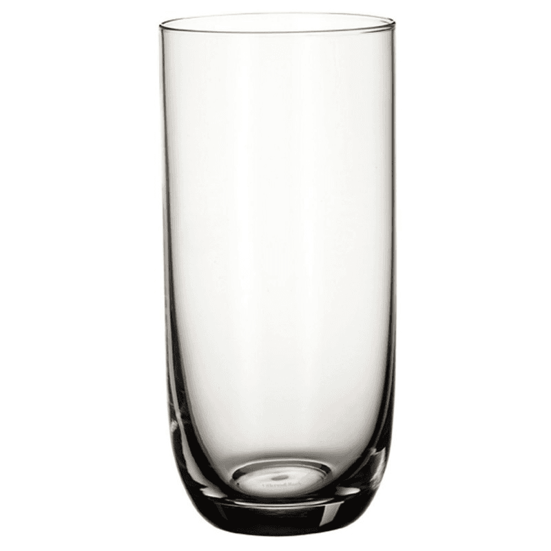 La Divina Set of 4 long tumblers, Crystal Glass