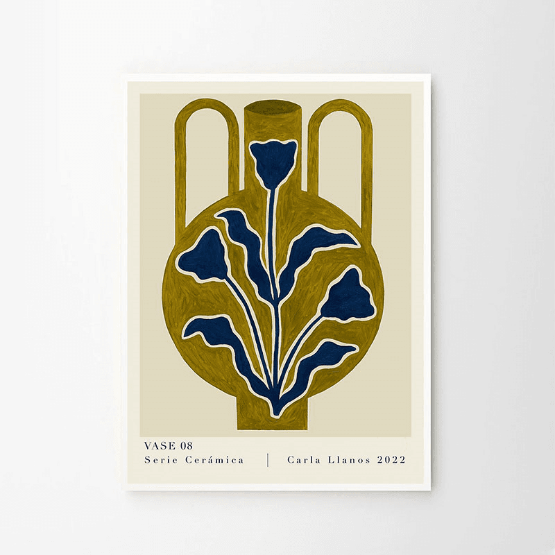 Carla Llanos Vase 08 Print