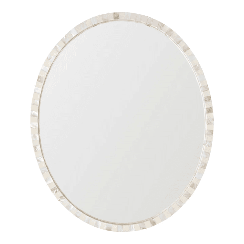 Oval Pearl Mirror