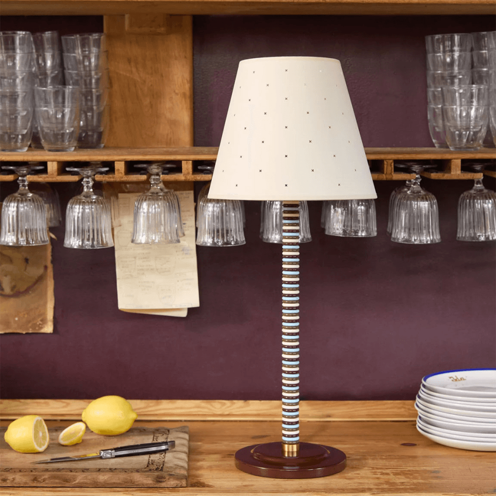Bistro Table Lamp, Cherry