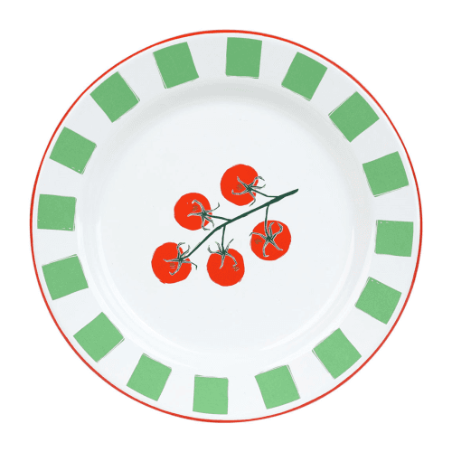 Image showing the Bon appetit Enamel Plate, Tomato product.
