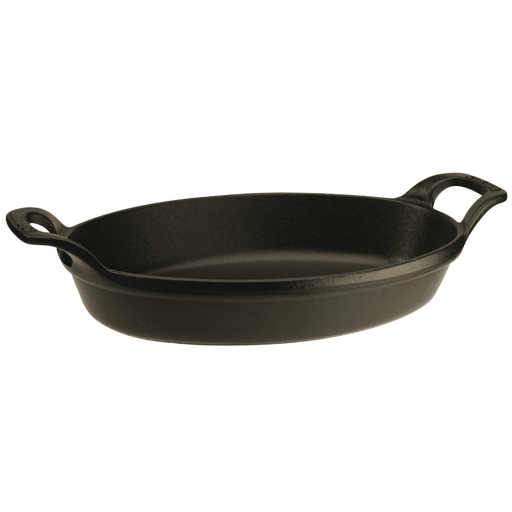Oval stackable dish