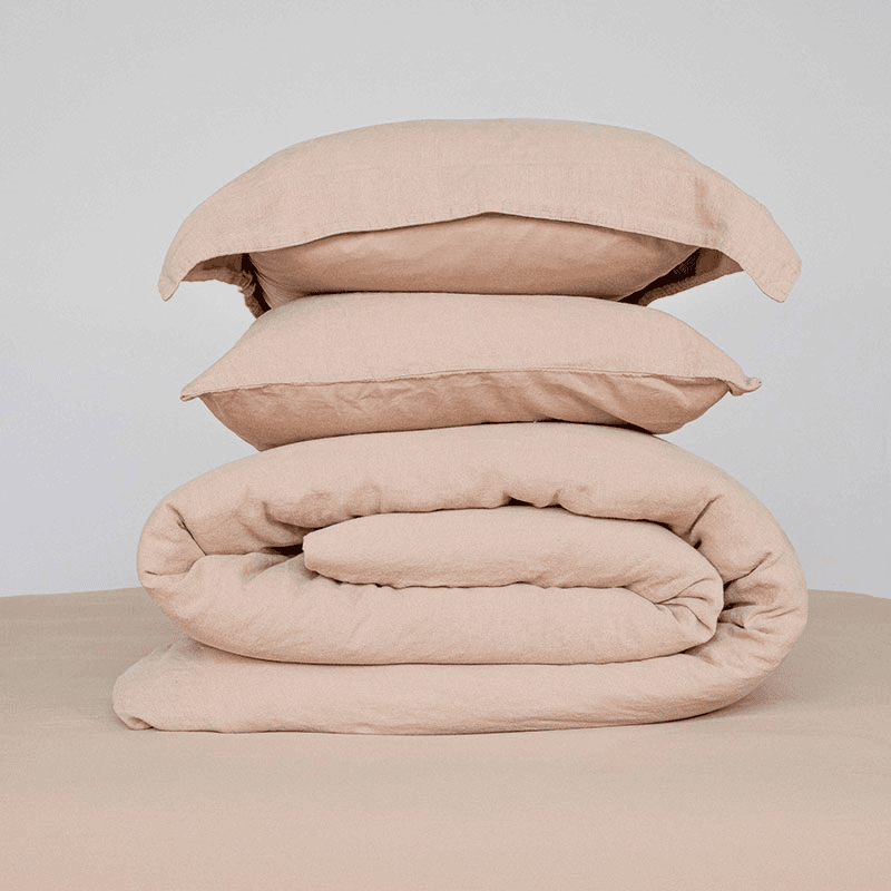 Hemp & Organic Cotton Pair of Housewife Pillowcases