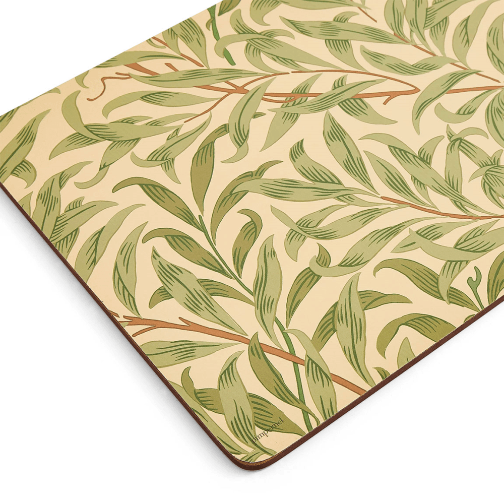 Willow Boughs Set of 6 Placemats, Green